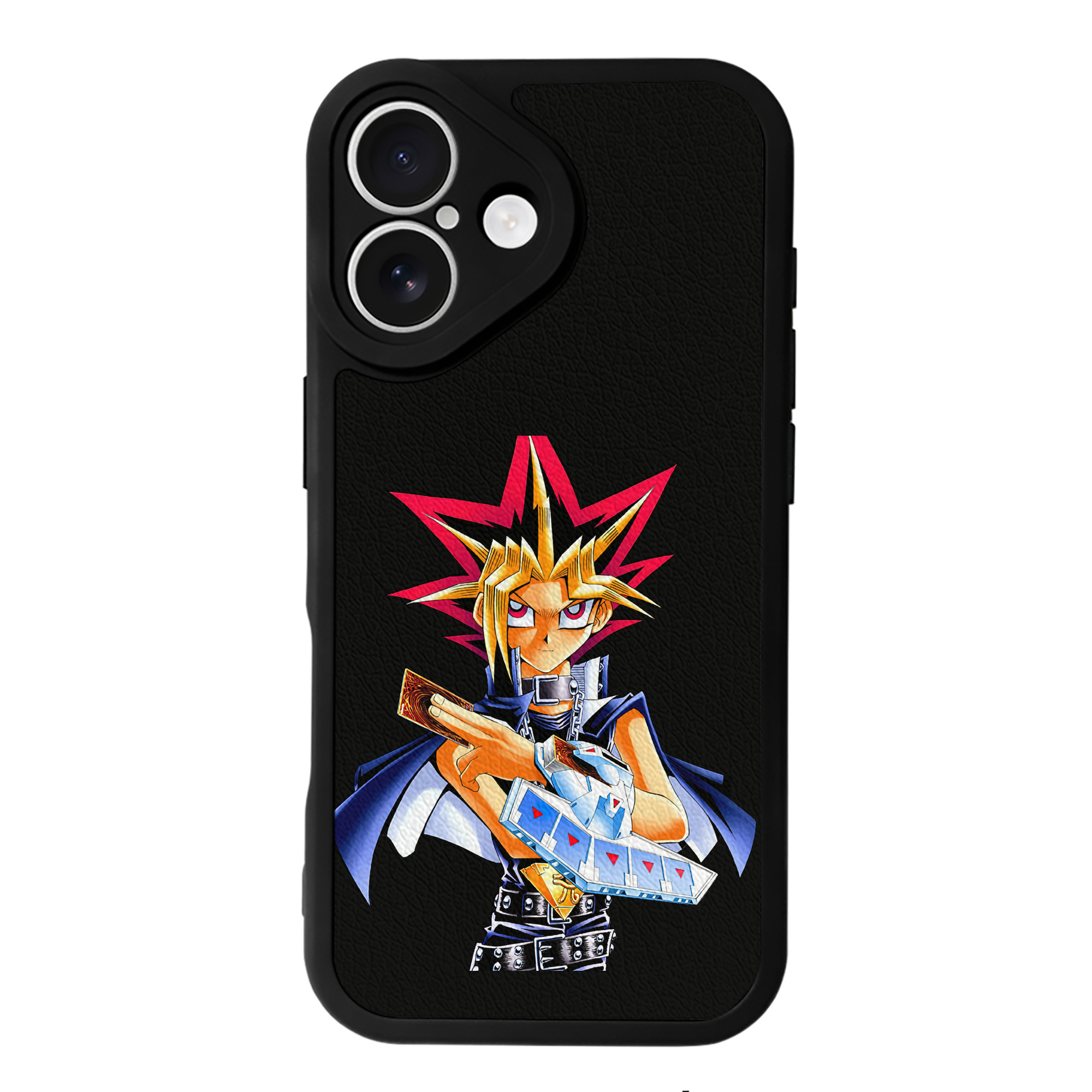 遊☆戯☆王 Yu-Gi-Oh! 【iPhone 16シリーズ対応】シリコンスマホケース（レザー調） 材質：シリコン